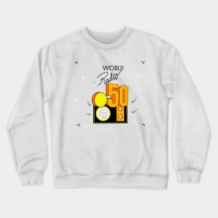 world radio 50 podcast Crewneck Sweatshirt